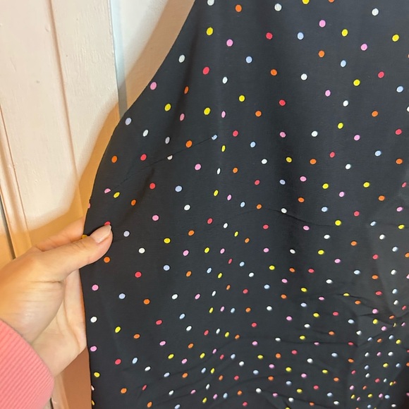 Topshop Rainbow Polka Dot Mini Slip Dress - Picture 6 of 6
